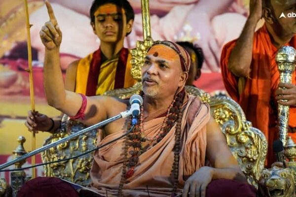 Shankracharya Avimukteshwaranand Saraswati reaction on BJP victory in Maharashtra Assembly Election 2024 Uddhav Thackeray Shiv Sena defeat