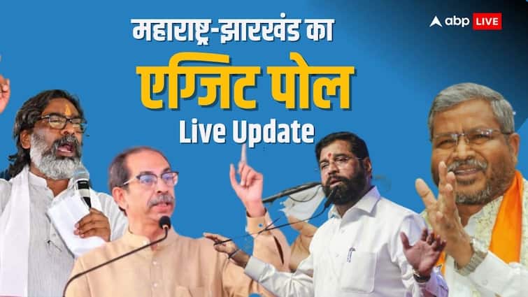 Exit Polls Result 2024 Live Updates Maharashtra Jharkhand Assembly Elections Exit Poll Result Seats BJP Congress JMM NCP Shiv Sena