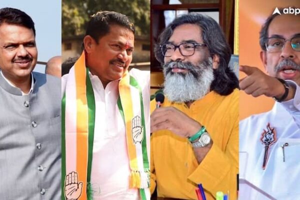 Maharashtra Jharkhand Elections Result on 23 november NDA INDIA JMM BJP Congress