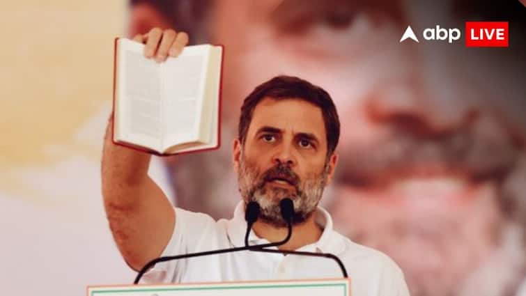 Rahul gandhi Attack PM modi over Red Blank book Says he never read the Constitution in His life