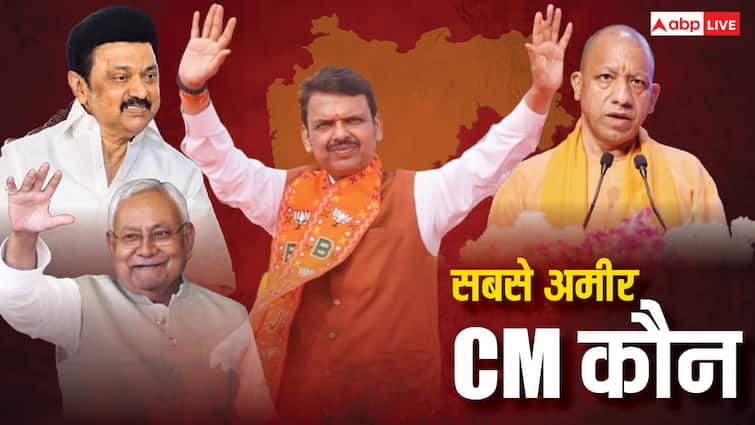 Maharashtra Oath Ceremony Is Devendra Fadnavis richest chief minister of country know total net worth of every cm Yogi Adityanath nitish kumar