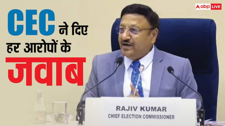 Delhi Assembly Election 2025 Date Schedule CEC Rajiv Kumar Replied to Allegation of Mismatch Voting Percentage