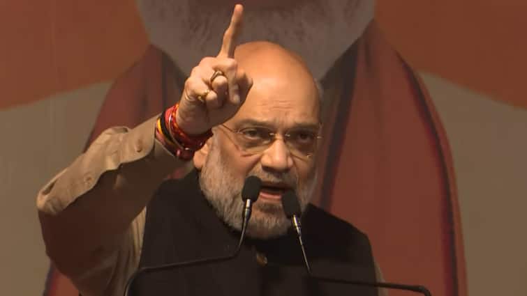 Delhi Assembly Elections 2025 Amit Shah Maiden Rally Rajouri Garden Slams AAP Arvind Kejriwal ann