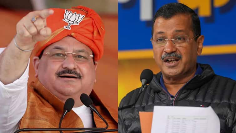 Delhi Assembly Election 2025 Arvind Kejriwal BJP JP Nadda Manoj Tiwari UP Bihar Voters in National Capital | UP-बिहार के लोगों पर क्या बोल गए केजरीवाल, मच गया सियासी घमासान, नड्डा बोले