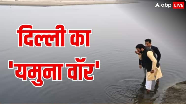 AAP accused haryana for mixing poison in yamuna water cm saini drank pm modi arvind kejriwal  | क्यों CM सैनी ने किया यमुना के पानी से आचमन? PM मोदी बोले