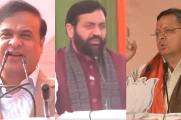 Delhi Assembly Elections 2025 Hemant Biswa Sarma Pushkar Dhami Naib Singh Saini Chandrababu Naidu campaign for BJP