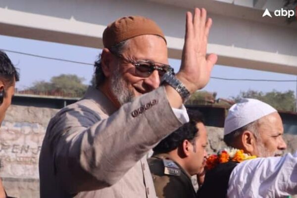 Delhi Elections 2025 Asaduddin Owaisi Road Show In Favour Of AIMIM Candidate Shifa Ur Rehman Attack On Amanatullah Khan ANN