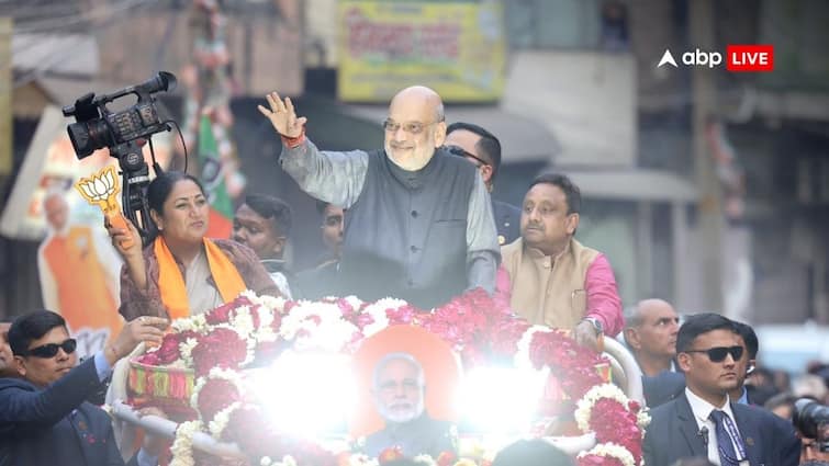 Delhi Assembly Elections Amit Shah Slams Arvind Kejriwal AAP Government over bangladeshi Rohingya yamuna ANN 