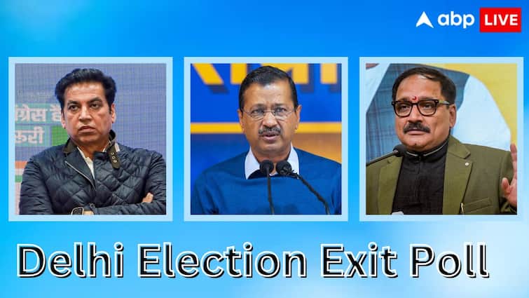 axis my india exit poll delhi election predicted unemployed students vote bjp aap Arvind Kejriwal congress