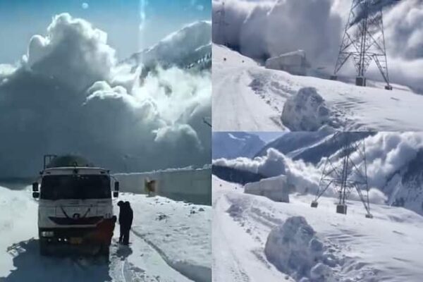 शीशा बंद कर लो… अचानक दरकने लगे बर्फ के पहाड़, देखें सोनमर्ग हिमस्खलन की डरावनी तस्वीरें