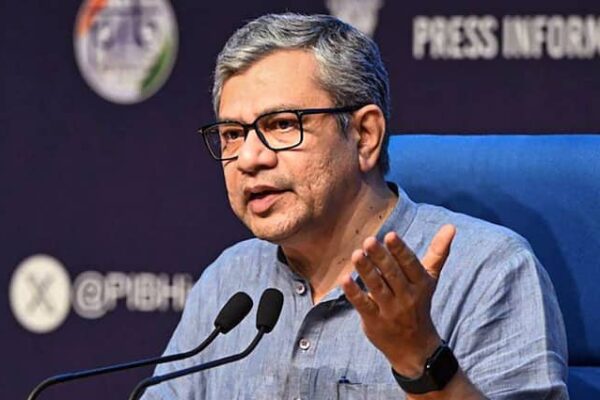 Central Government Cabinet Meeting Briefing Ashwini Vaishnaw Tirupati Katpadi Line Jeerakpur Bypass PMKSY Sub Scheme ANN