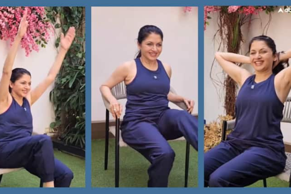 bhagyashree fitneess secret revealed these 3 chair exercises will loose belly fat keep you healthy