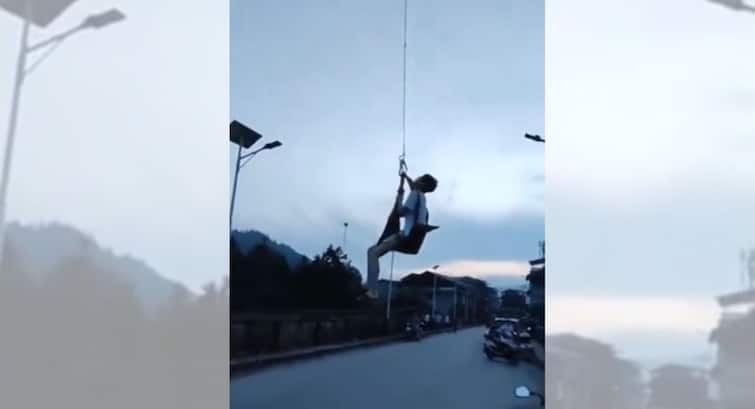 china drone rescue man flooded rooftop liuzhou video went viral