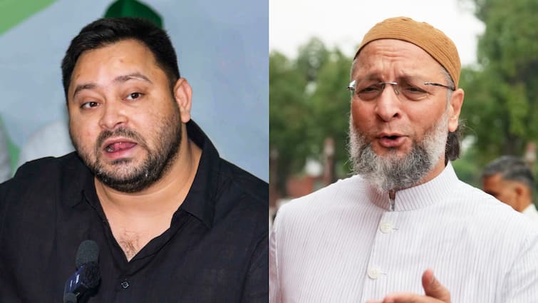 बिहार: दरभंगा में ओवैसी की पार्टी के कार्यकर्ताओं ने तेजस्वी यादव के रथ को रोका, क्या है मामला? जानें