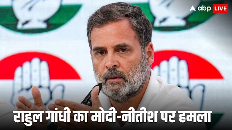 ‘मोदी-नीतीश सरकार ने युवाओं की आकांक्षा का गला घोंटा’, बिहार की डबल इंजन सरकार पर राहुल गांधी का अटैक