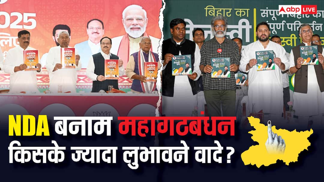 बिहार: किसकी सरकार में मिलेगी ज्यादा फ्री बिजली और नौकरियां? पढ़ें NDA और महागठबंधन के घोषणापत्र की अहम बातें