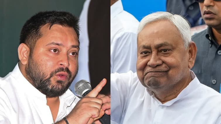 नीतीश कुमार ने बिहार के जिलों की संख्या बताई गलत तो तेजस्वी यादव बोले- ‘मुझे उनपर दया आती है’