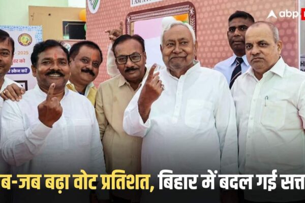 बिहार के वोटिंग पर्सेंट ने बढ़ाई नीतीश कुमार की टेंशन! ज्यादा मतदान की वजह से बदल न जाए सरकार, आंकड़े हैं गवाह